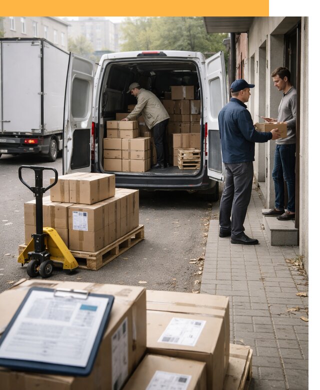 Доставка грузов от двери до двери с таможней от 46355 руб.