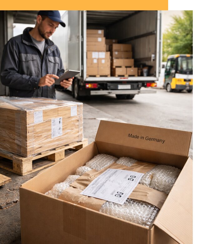 Доставка грузов из Германии от 46355 руб с таможенным оформлением
