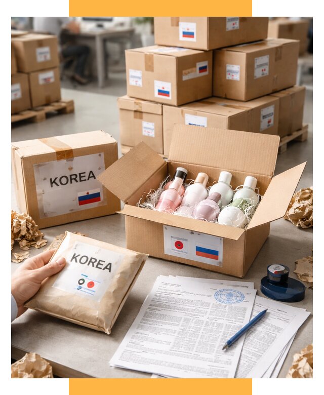 Доставка косметики из Кореи от 8756 р. под ключ | СетСервис-Ксш