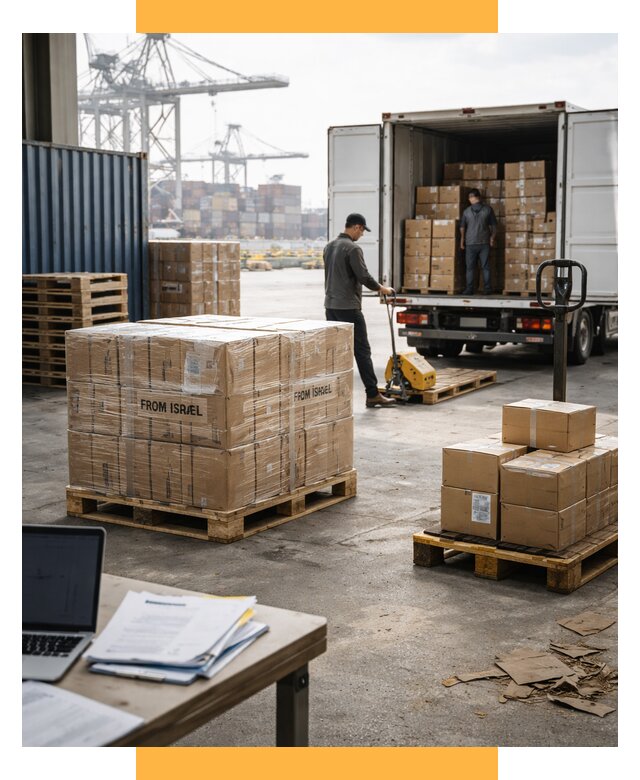 Доставка грузов из Израиля от 15452 р., логистика от СетСервис-Ксш