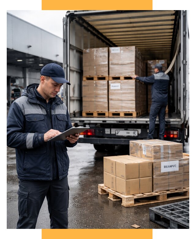 Доставка грузов из Беларуси от 15452 р. логистика СетСервис-Ксш