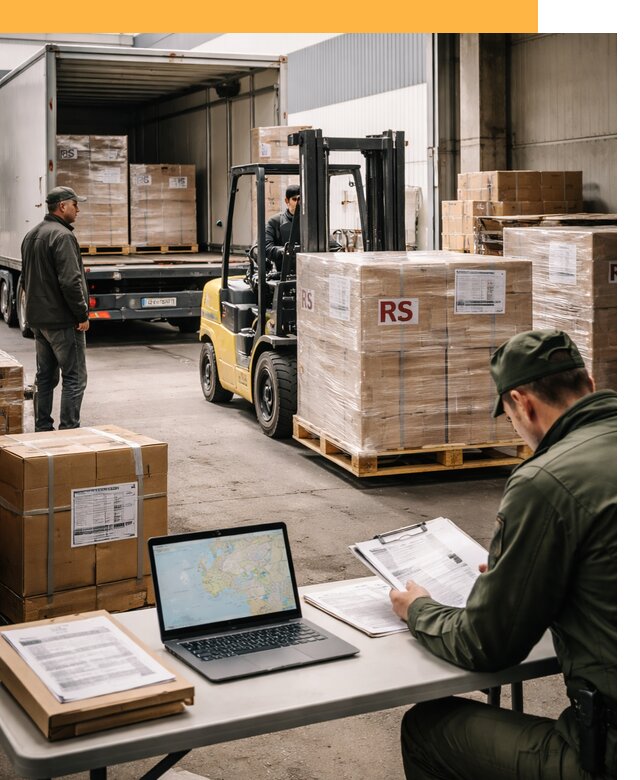 Доставка грузов в Сербию от 46355 руб, международные перевозки