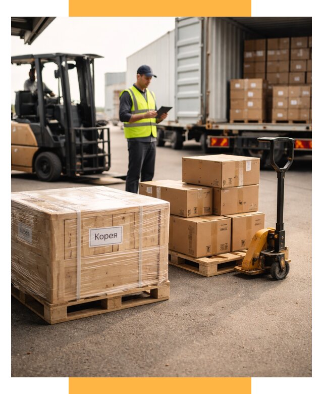 Доставка грузов в Корею из России от 36054 р. | СетСервис-Ксш