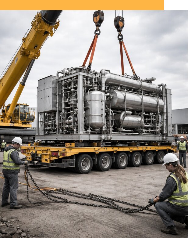 Перевозка тяжеловесных грузов по миру от 154515 руб