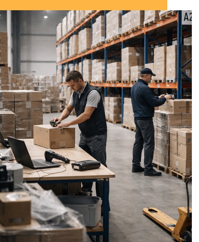 Склад консолидации в Европе: хранение, сортировка от 6696